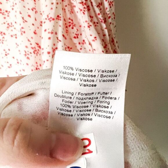 NWT GANNI Georgette Mini Dress Size 36 - Picture 10 of 10